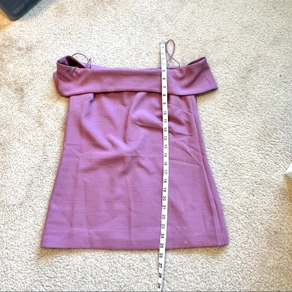 ASOS Off The Shoulder Purple Tunic Mini Dress—SZ. 4 - Picture 9 of 12